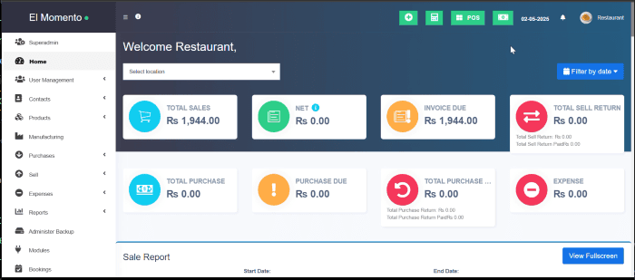 Integrated POS System