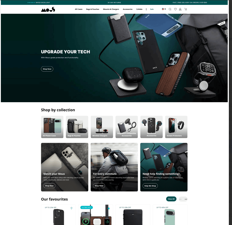 Tech ecommerce Site